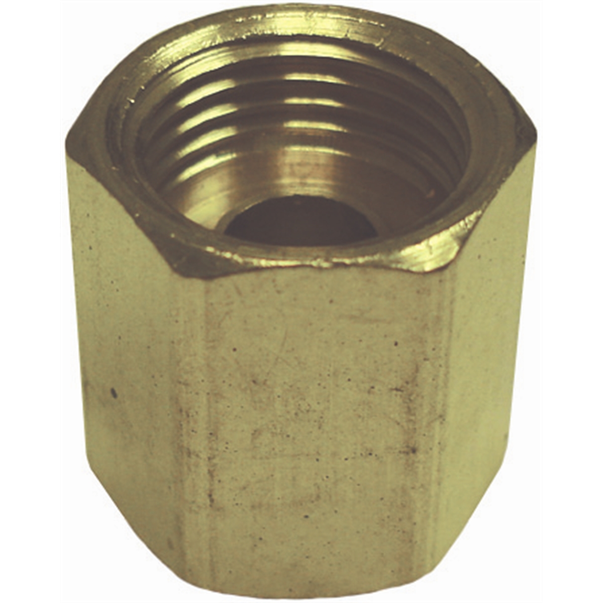 3/8" Inverted Tube Union Brass Fitting