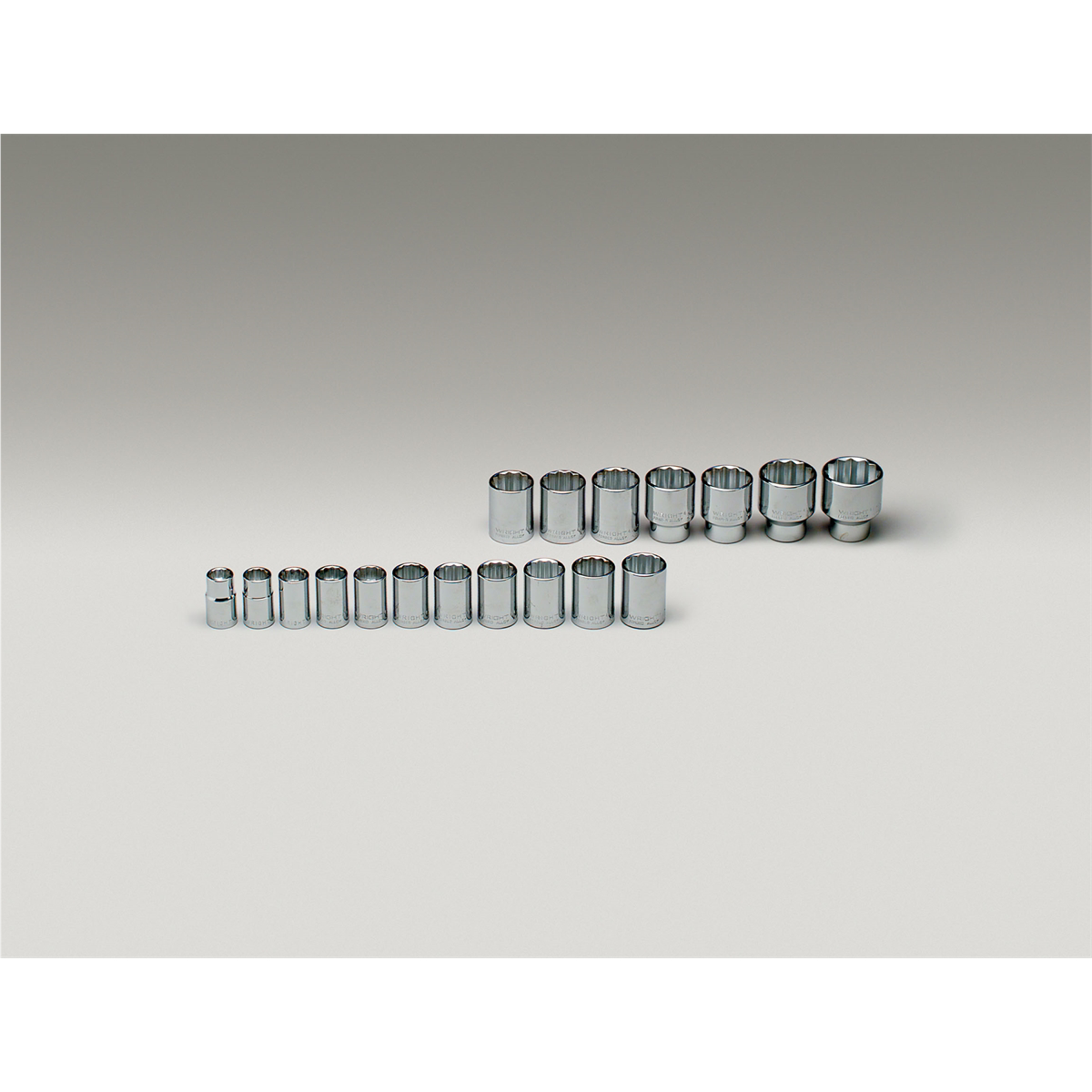 1/2"Dr 12Pt Std MM Skt Set 18P