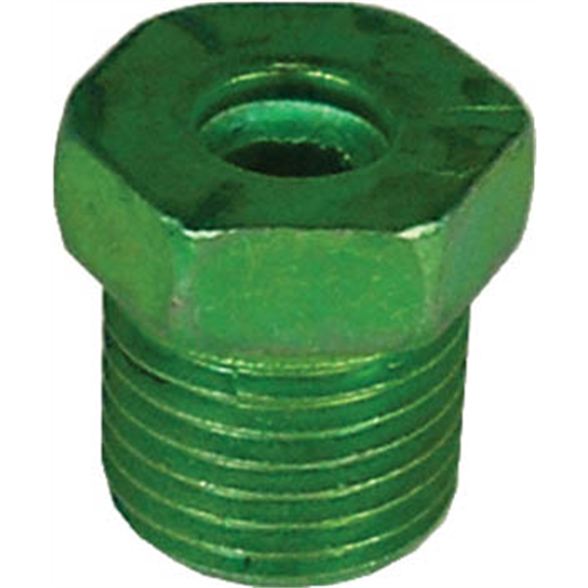 Oversized Steel Tube Nut 3/16" x 1/2" x 20 TPI Green