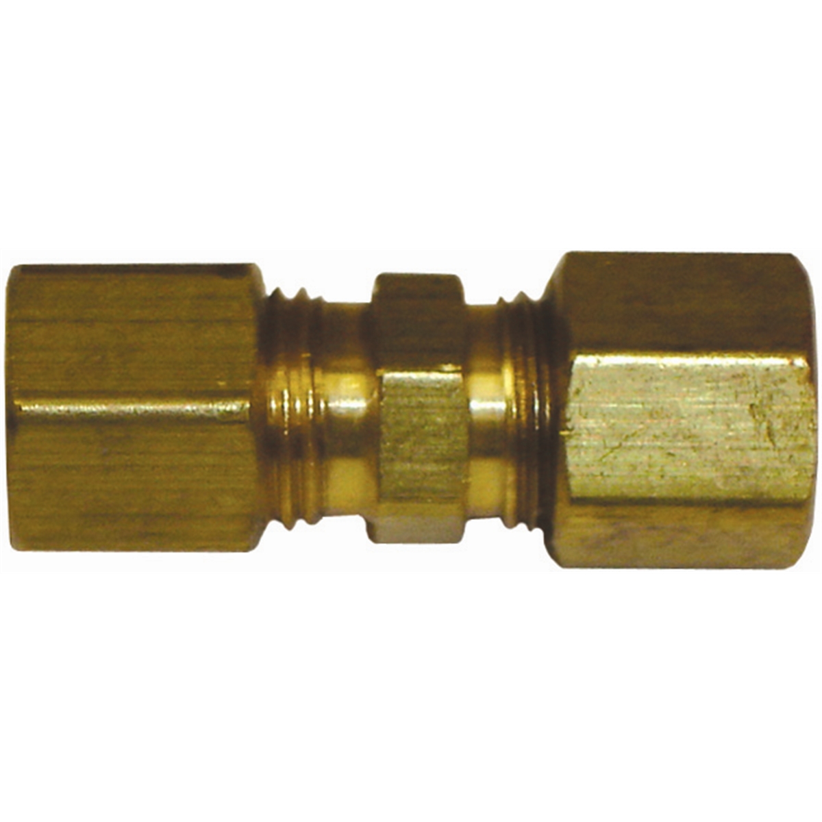 1/4" Solderless Compression Union Brass Fitting