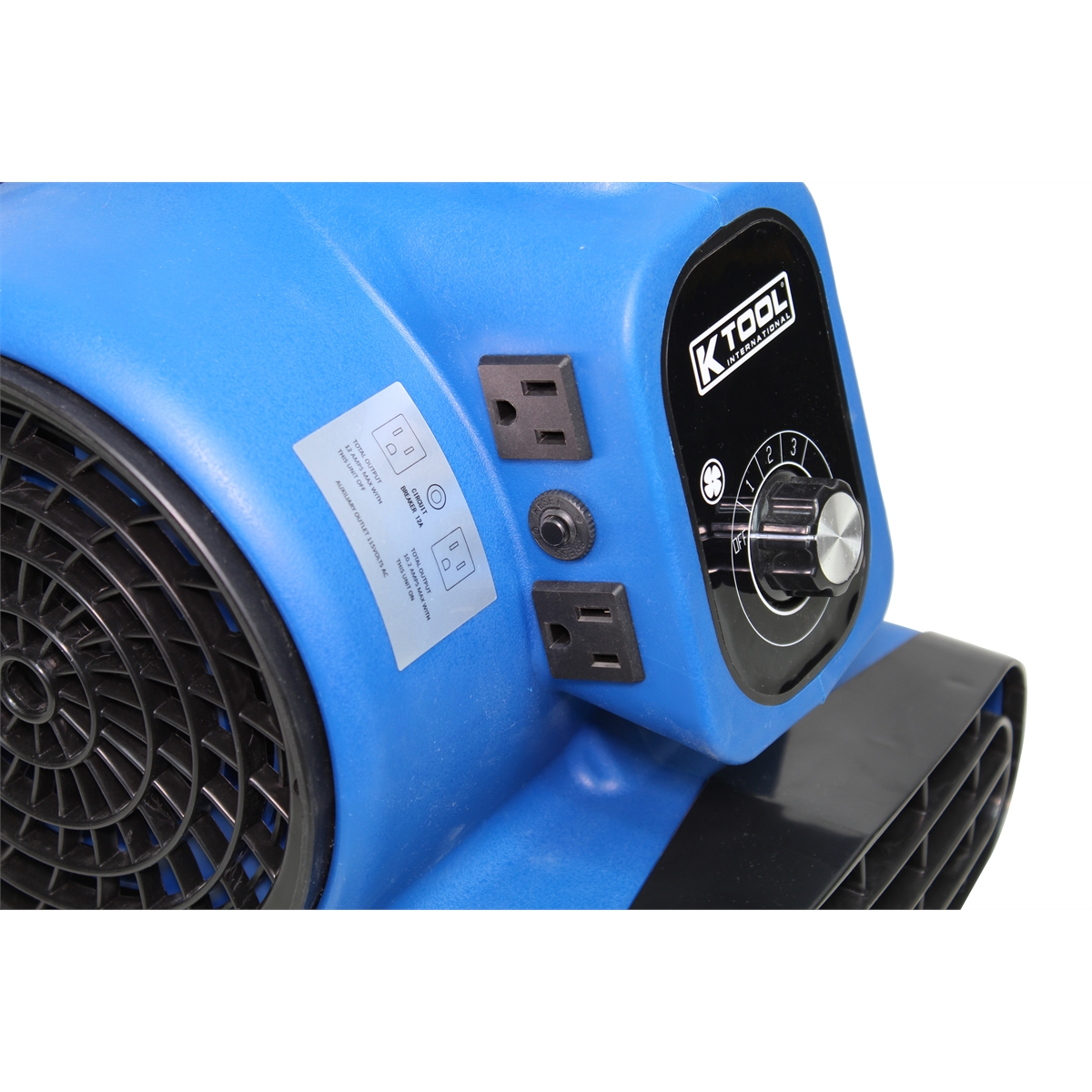 POWERFUL 800 CFM FLOOR BLOWER WITH 3 SPEEDS