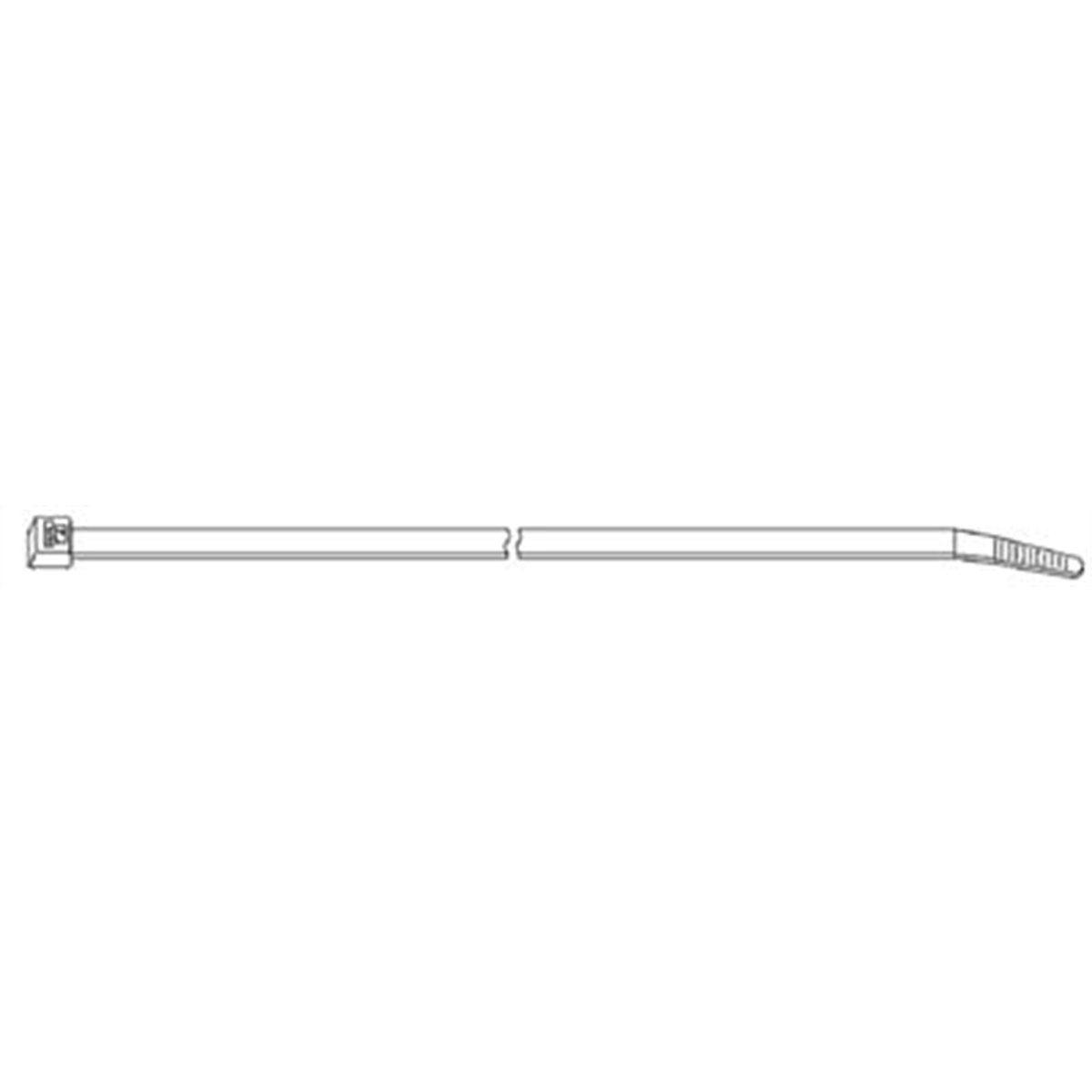 Black 4" Cable Tie 18 lb.