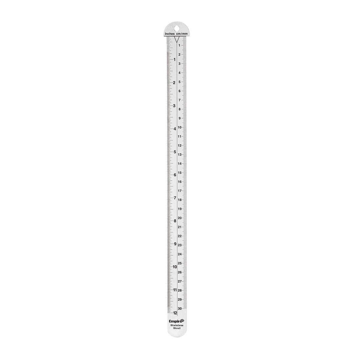 12" Hook Ruler (32nds, mm, cm)