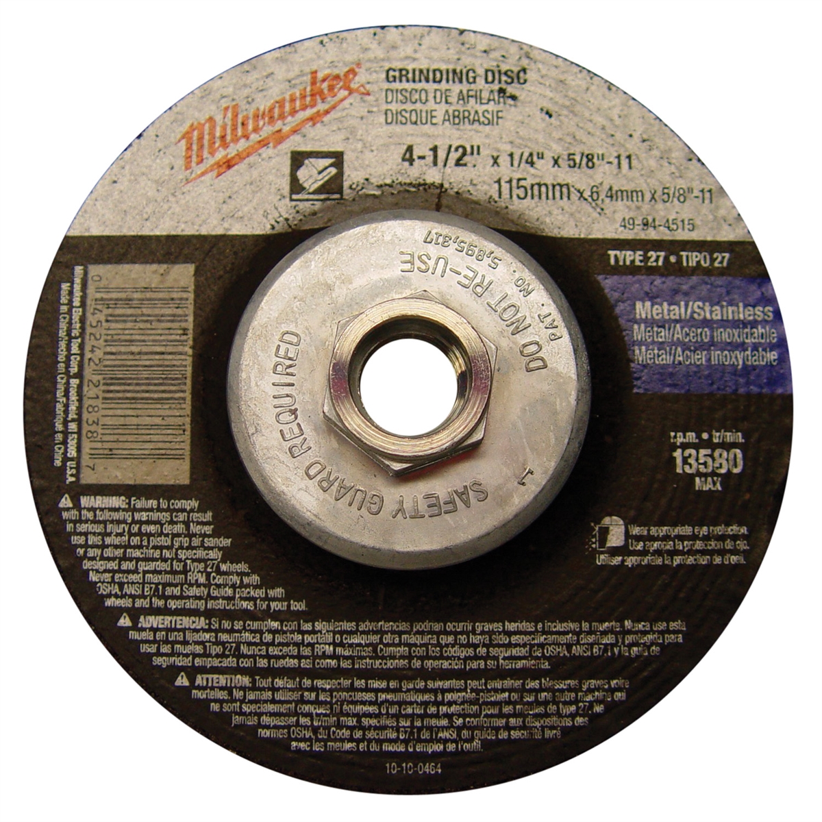 milwaukee-electric-tools-4-1-2-x-1-4-x-5-8-11-grinding-wheel-type-27