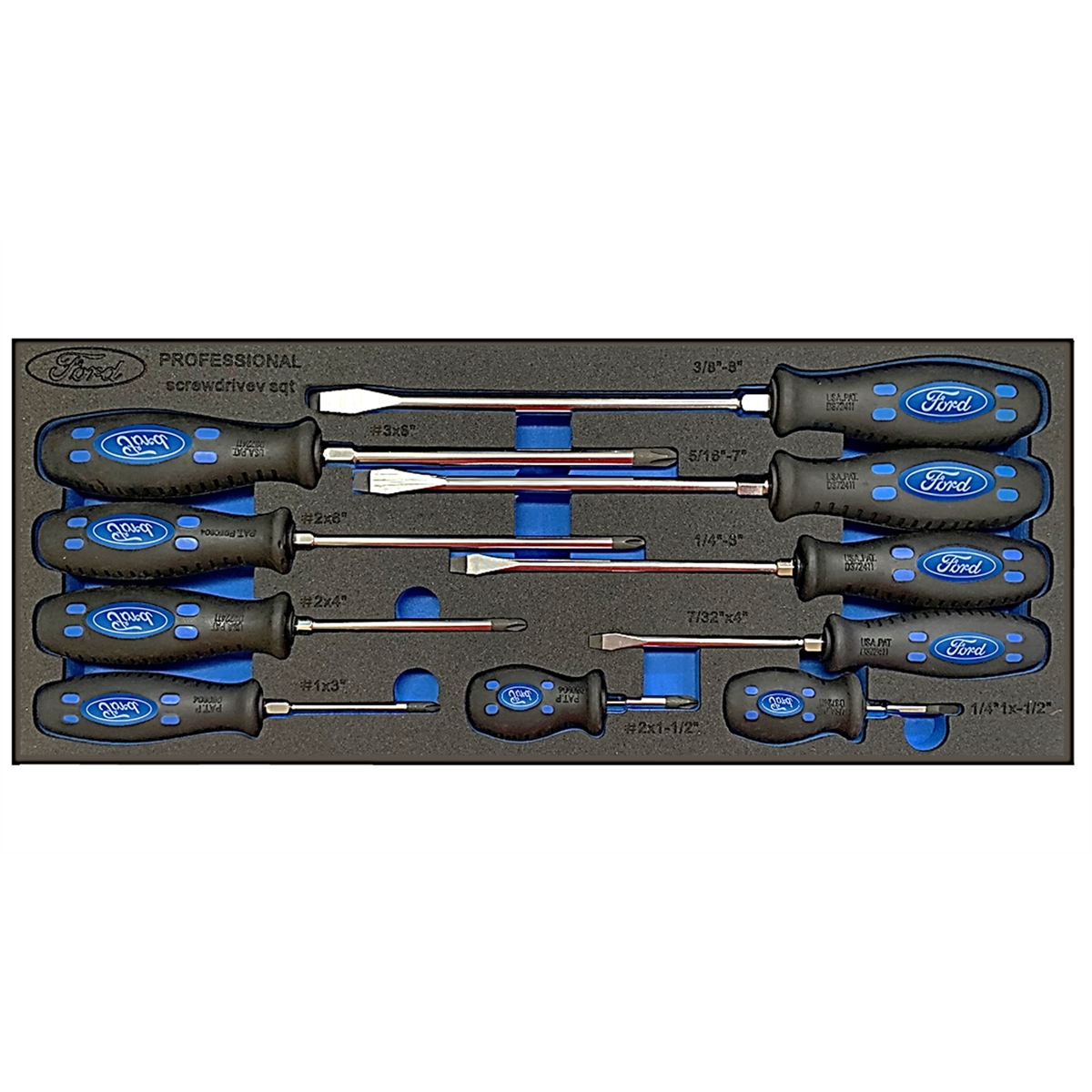 10 PIECE SCREWDRIVER SET FORD ONLY