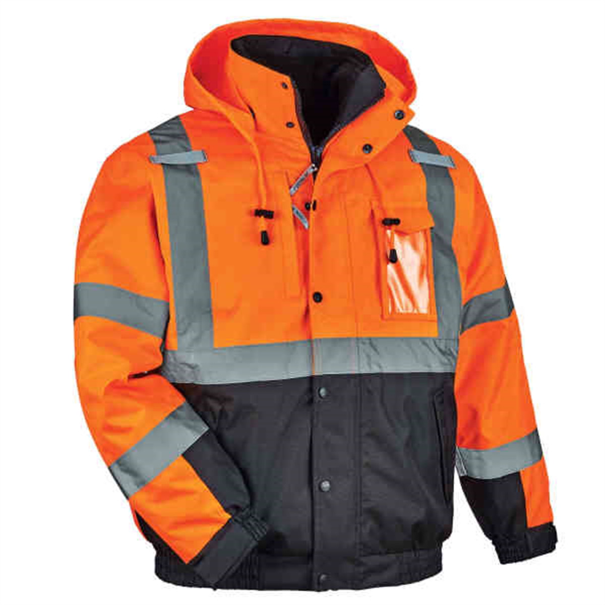 8381 XL Orange Type R Class 3 3-in-1 Bomber Jacket