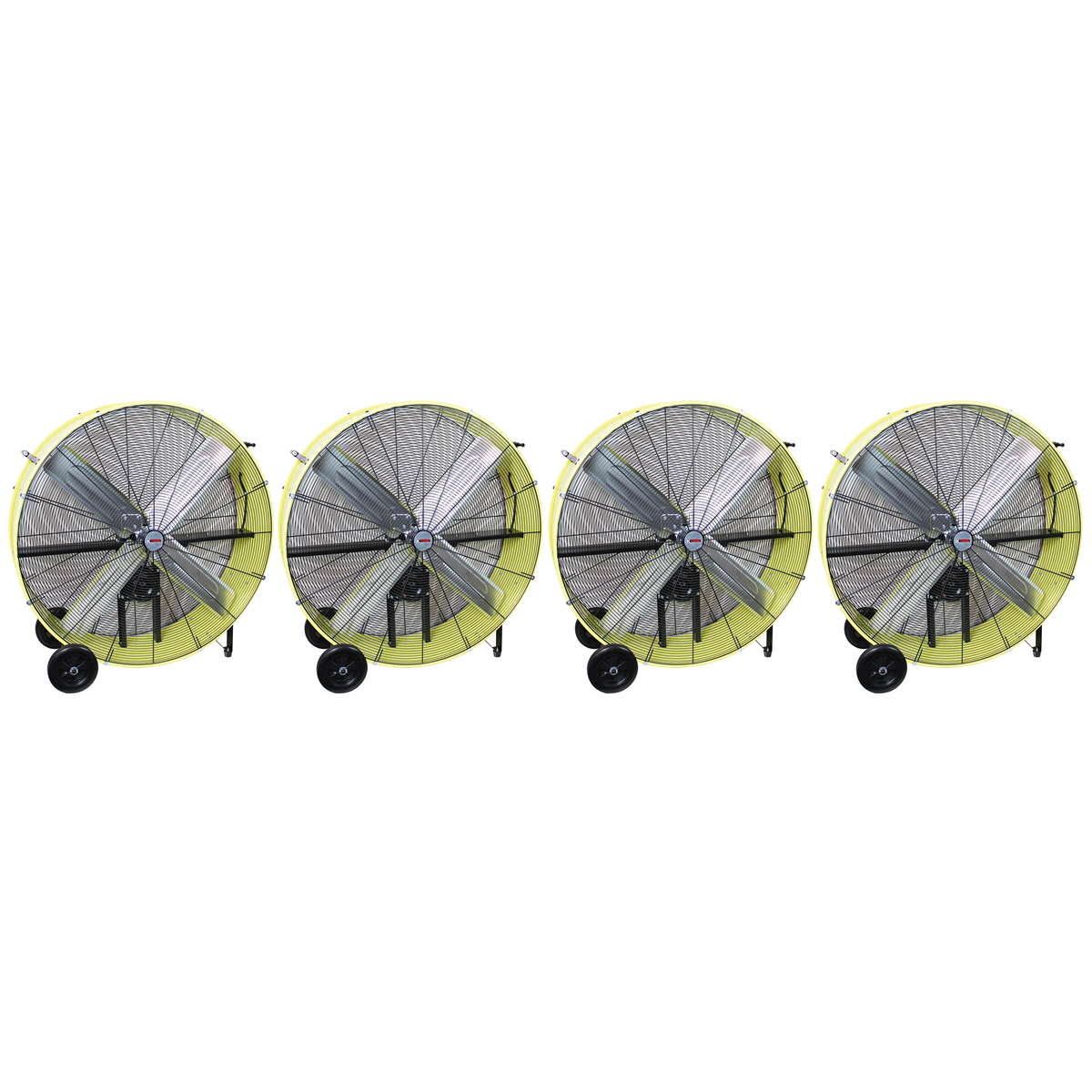 42" Belt Drive Industrial Drum Fan, Safety Yellow (Pallet of 4)