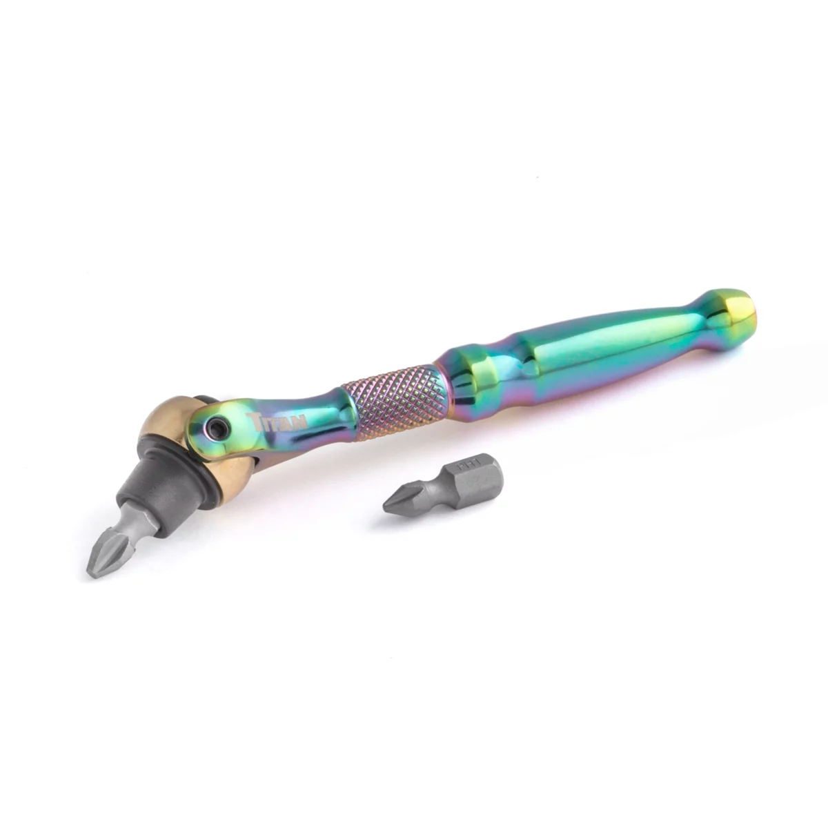 1/4 in. Drive Titanium Swivel Head Micro Bit Driver (image for) 1/4 in. Drive Titanium Swivel Head Micro Bit Driver
