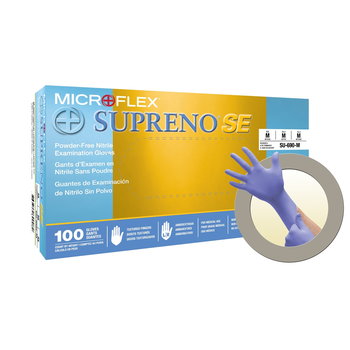 CASE SUPRENO SE SU-690 NITRILE GLOVES XL