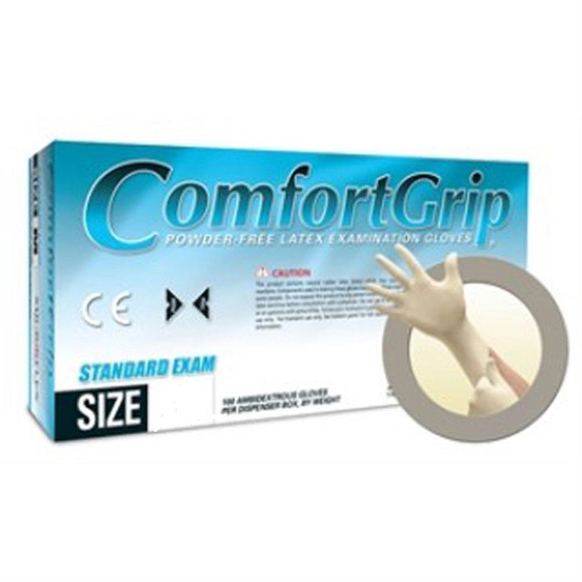 COMFORTGRIP LATEX EXAM GLOVES M 100PK