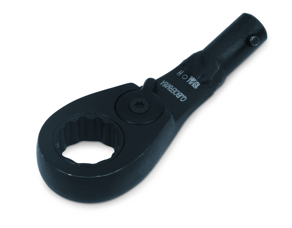 19 mm Square Drive 12-Point Ratchet Wrench Head, J-Shank