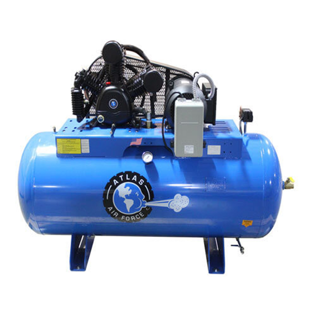 Atlas Equipment 7.5HP 80 Gallon Commercial Air Compressor w/ Plu