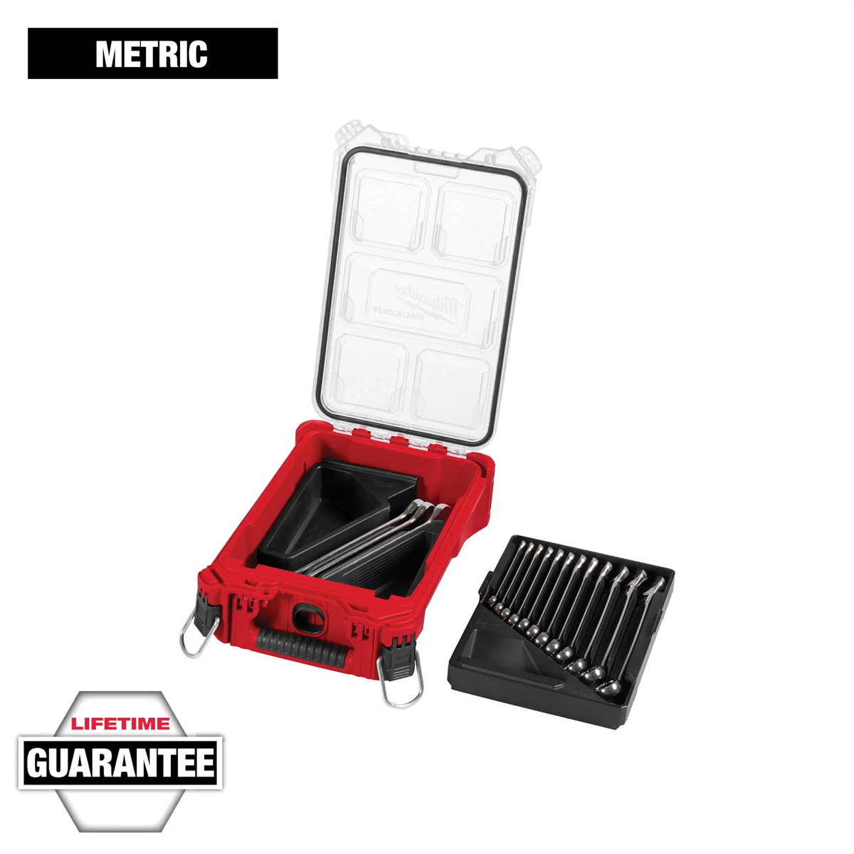 Milwaukee Tool 15pc Metric Combination Wrench Set with PACKOUT Compact Organizer