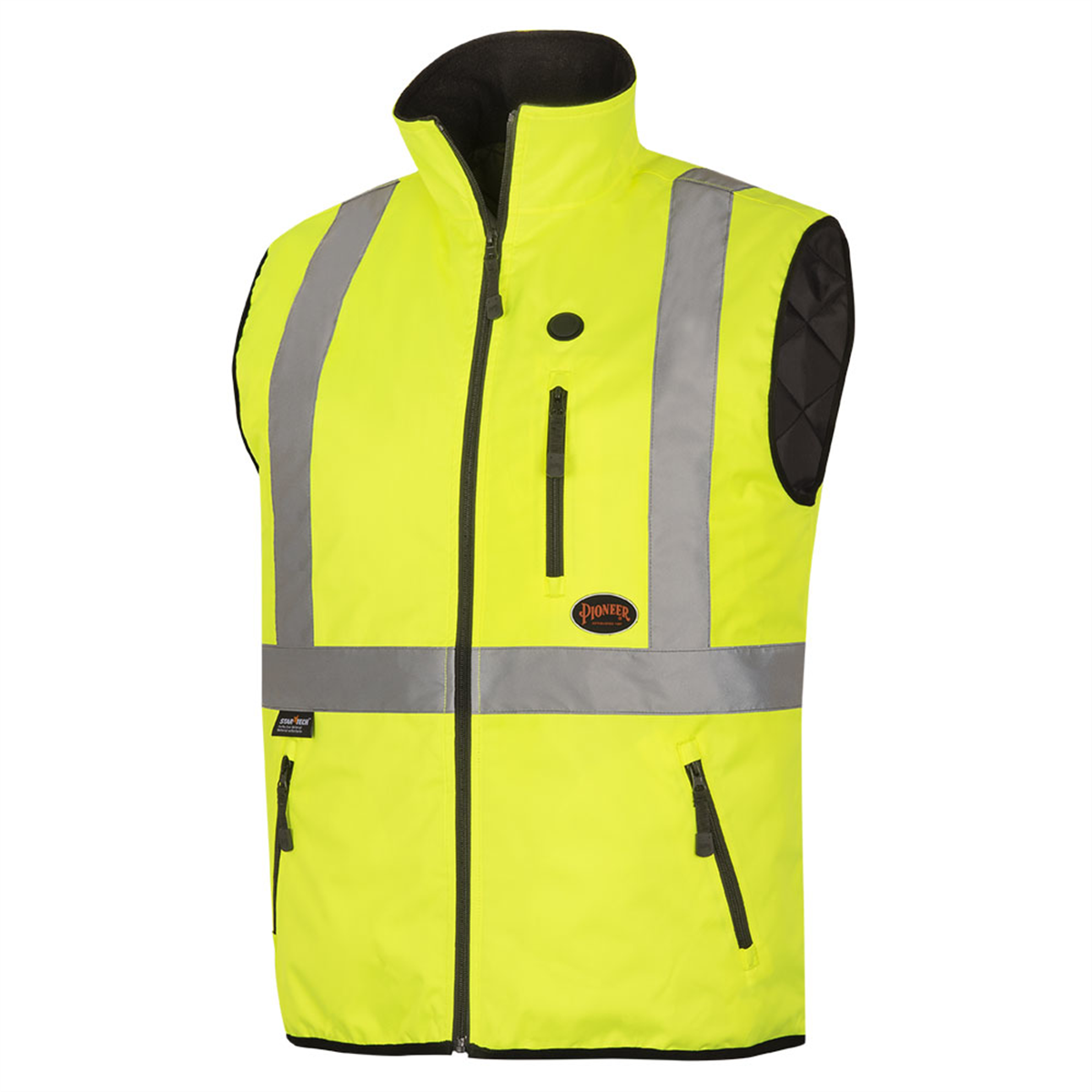 Pioneer Heated Safety Vest - Hi-Vis Yellow/Green - Size 4XL