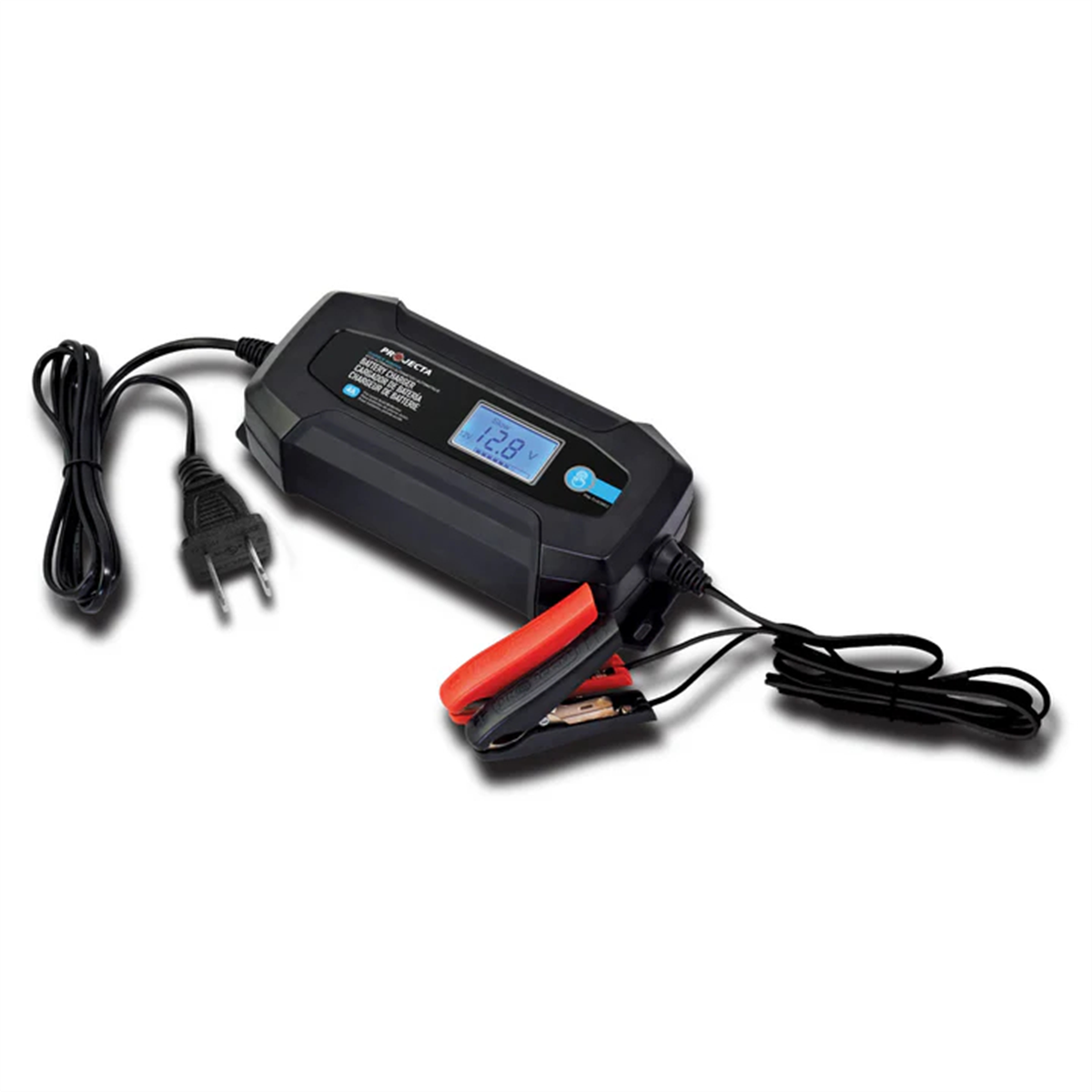 Projecta Battery Charger, 6/12V, 4.0A, 8 Stage Auto