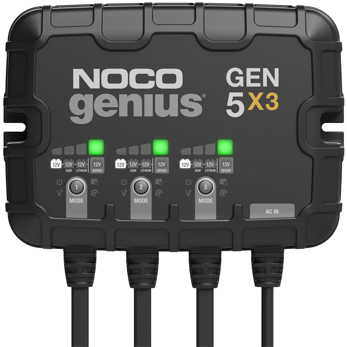 NOCO Company GEN5X3 12V 3-Bank, 15-Amp On-Board Ba...