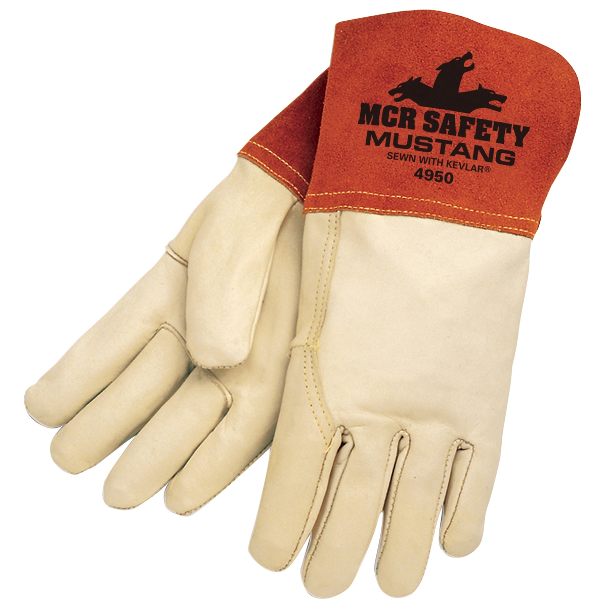 MCR SAFETY Mustang Leather Welding Work Gloves