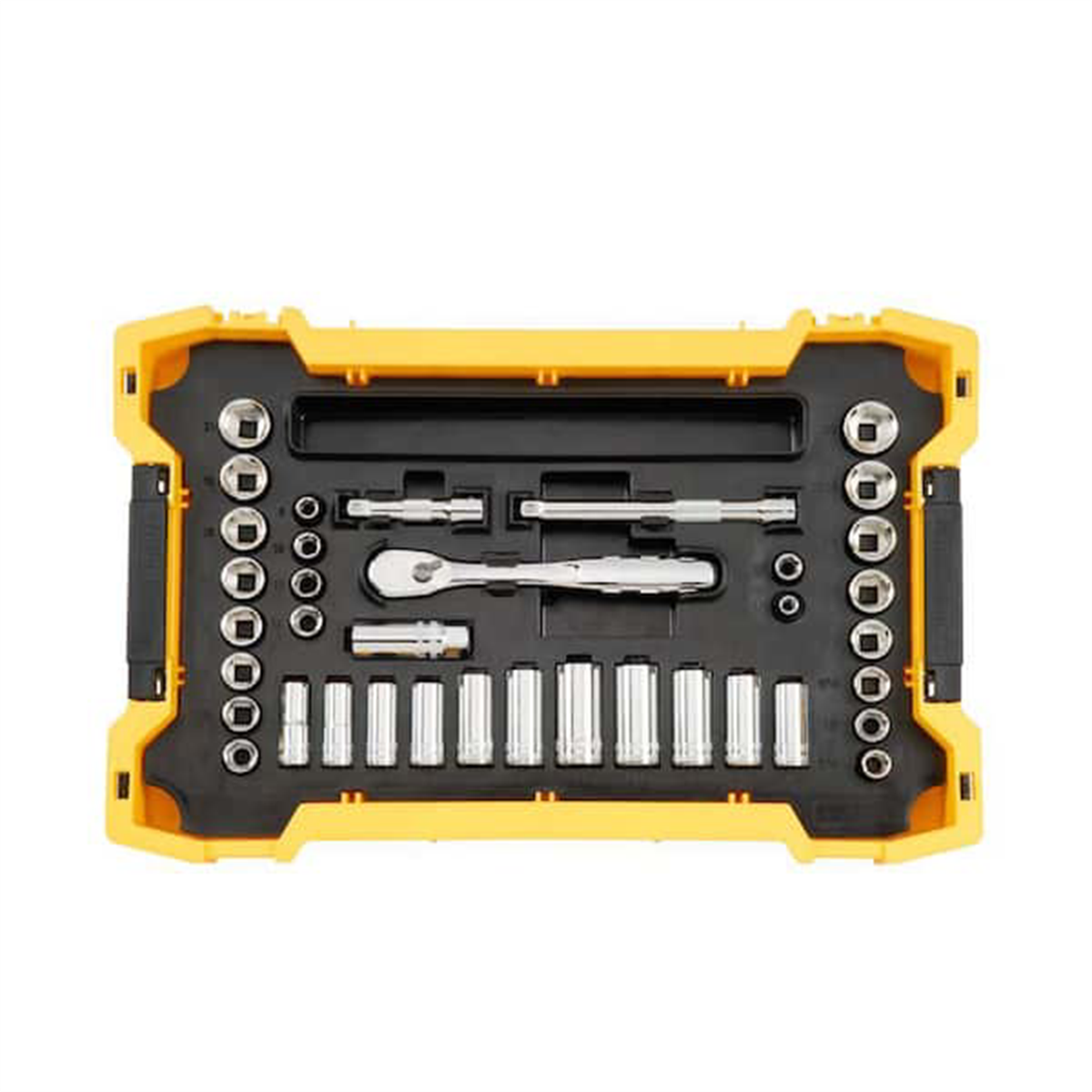 DeWalt 1/4 inch and 3/8 inch Drive Mechanics Tool Set with Tough