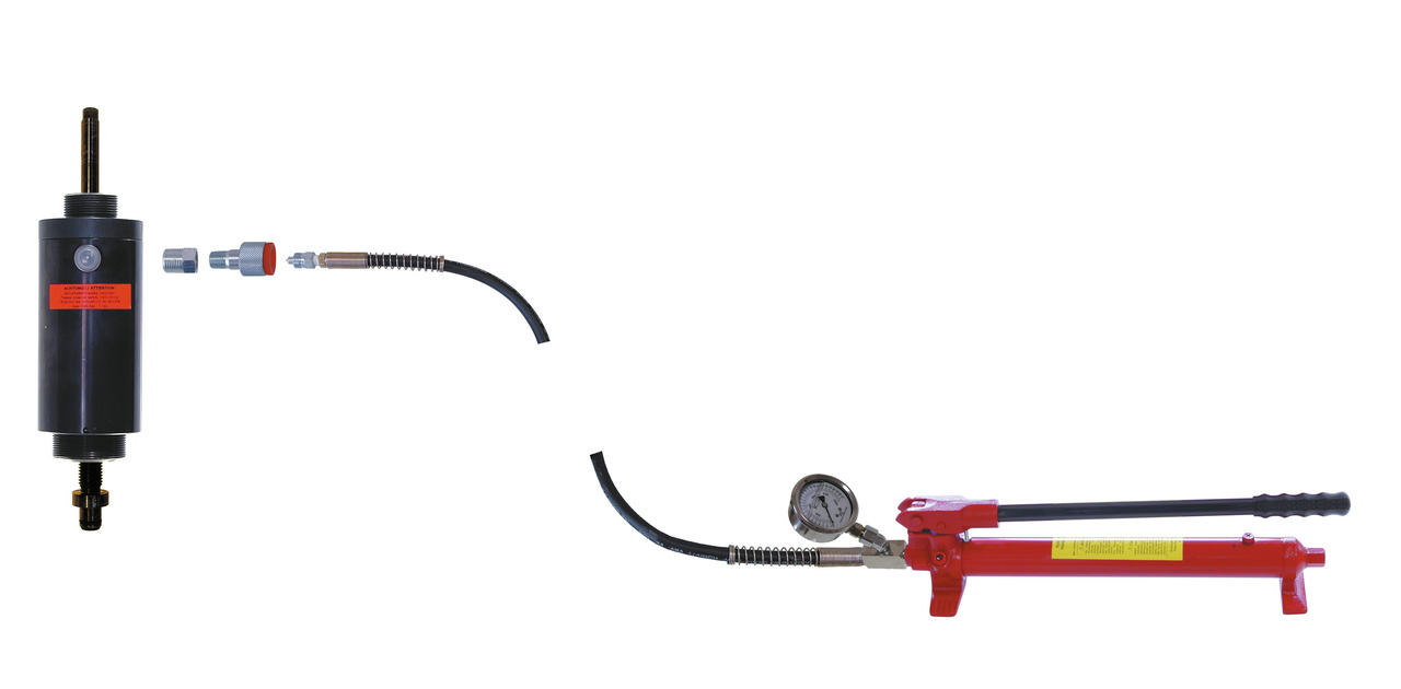 Hydraulic Hand Pump with Pressure Gauge, 10t