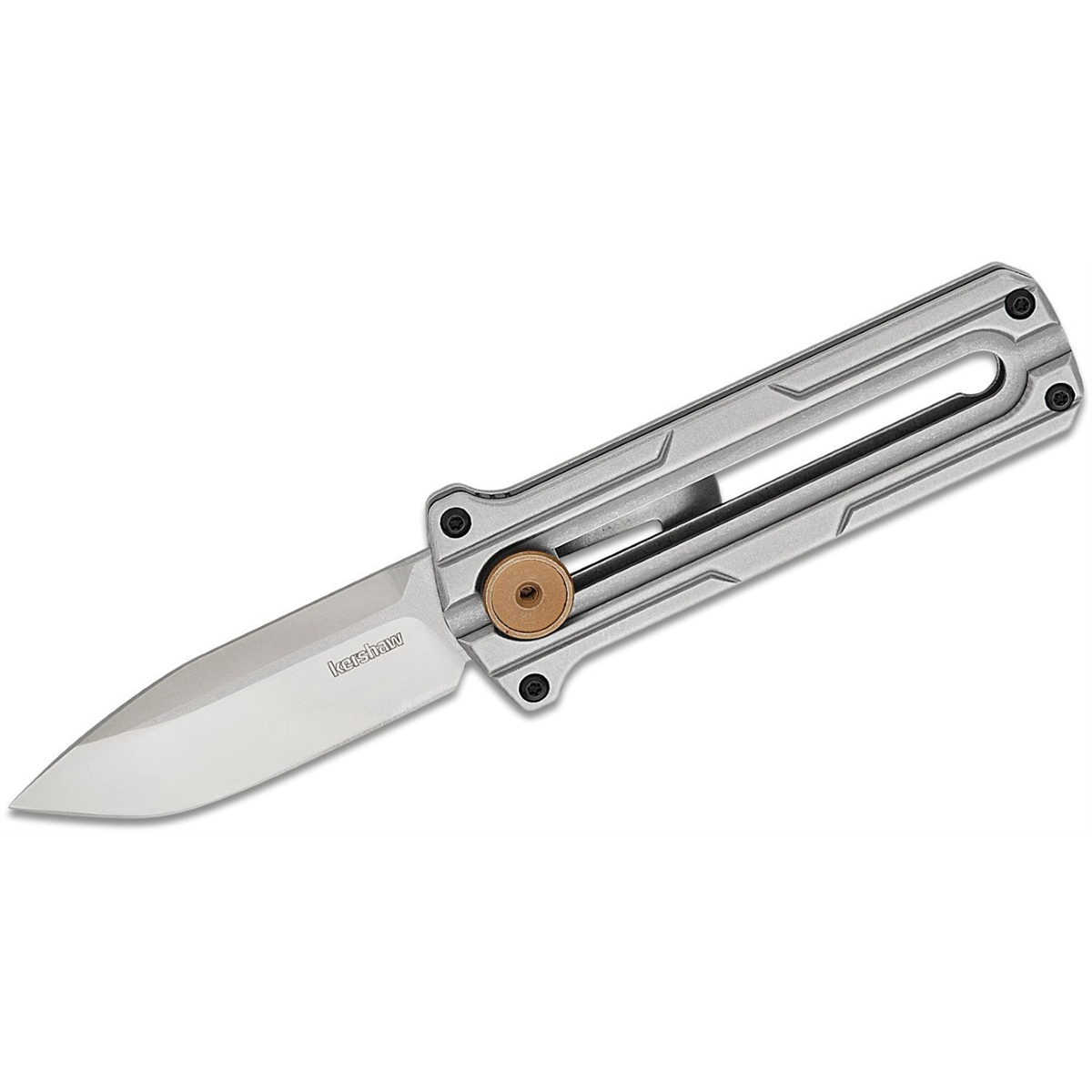 Kershaw Cybernet Manual Open Sliding Button Lock S...