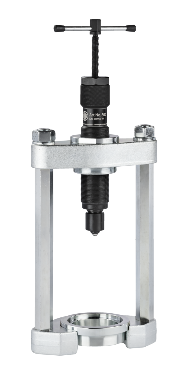 Universal press frame for silent bushings with 10 t press