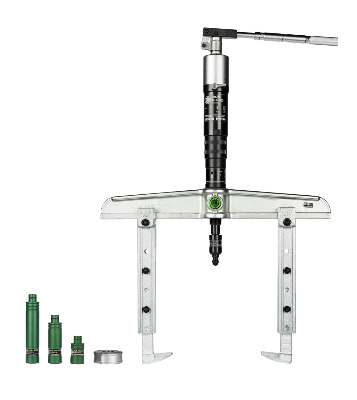 2-arm universal puller 650 x 300-500 mm with adjustable clamping