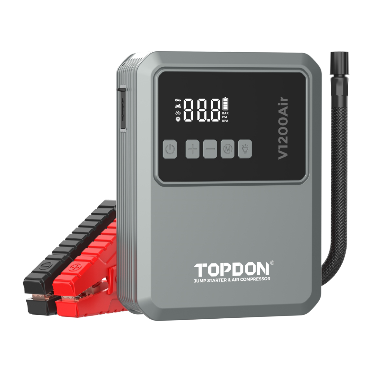 Topdon 2-in-1 1200 Peak Amp Jump Starter and Tire ... Topdon 2-in-1 1200 Peak Amp Jump Starter and Tire ...