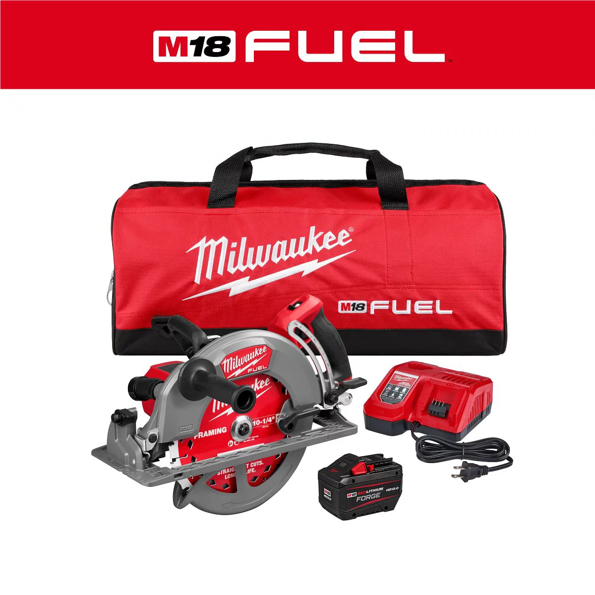 M18 FUEL™ 10-1/4" Rear Handle Circular Saw K... (image for) M18 FUEL™ 10-1/4" Rear Handle Circular Saw K...