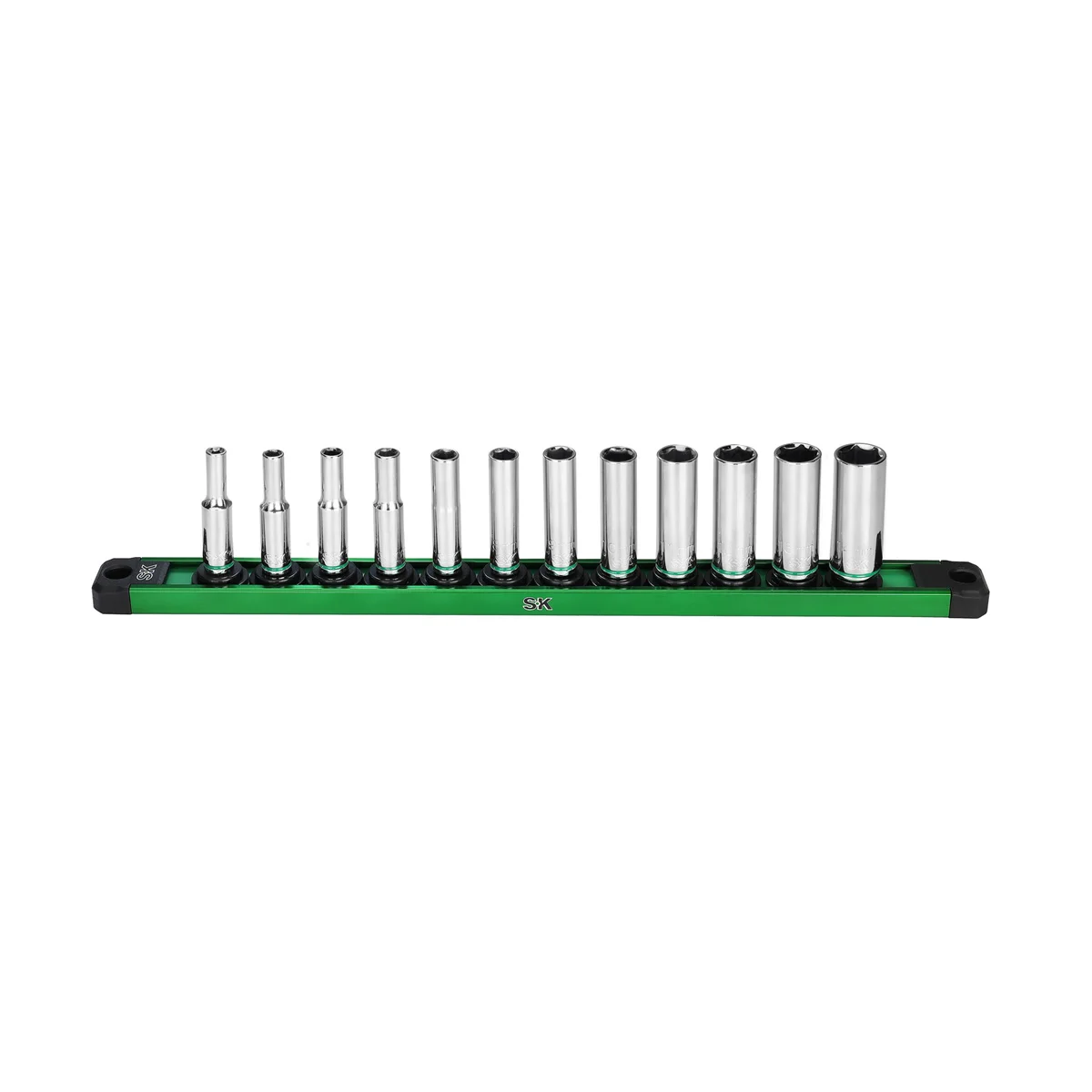 1/4" Drive, 12 Piece, 6 Point, Deep, Metric Chrome... (image for) 1/4" Drive, 12 Piece, 6 Point, Deep, Metric Chrome...