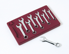 Metric Stubby Combination Wrench Set 10mm to 19mm 10 Pc