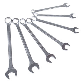 Jumbo SAE Combination Wrench Set - 7-Pc