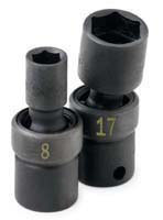 3/8 In Drive 6 Pt Swivel Metric Impact Socket - 20mm