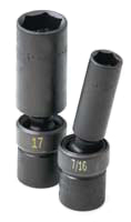 3/8 In Drive 6 Pt Deep Swivel Metric Impact Socket - 19mm