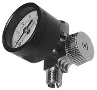 Air Adjustment Valve For Paint Spraying w/Gage