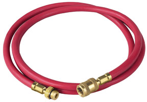 Red Charging Hose For R-134a - 96 In