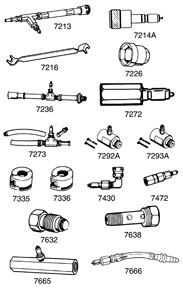 Fuel Injection Spring Lock Coupling Adapter D85L-9974-C