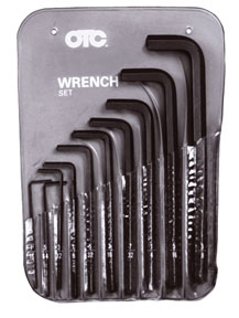 Hex Key Wrench Set - 10 Pc