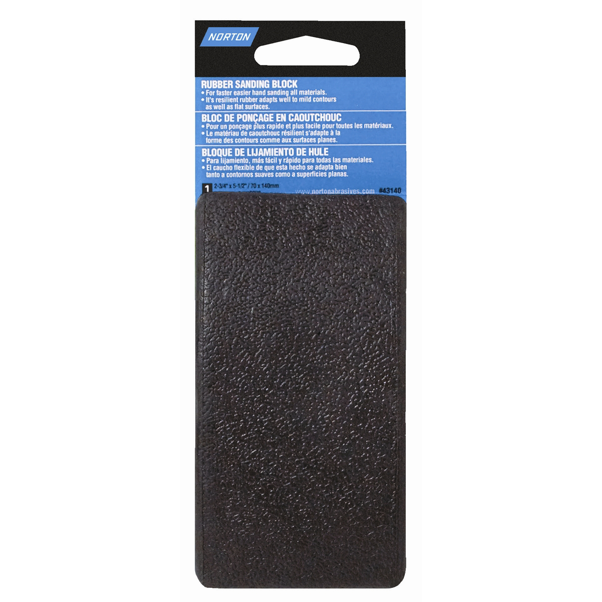 Rubber Hand Sanding Block