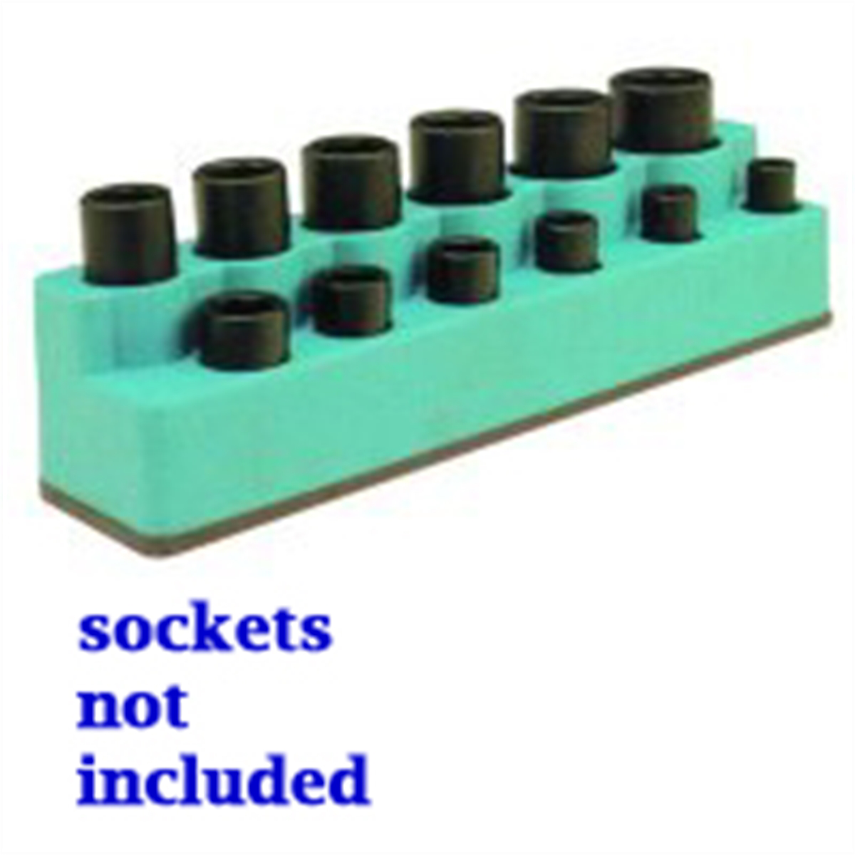 3/8 In Drive Impact Deep Socket Organizer w/ Magnetic Base