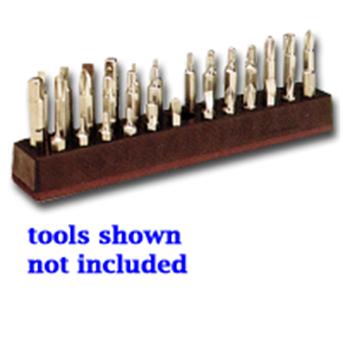 1/4 Inch Drive Hex Bit Socket Organizer w/ Magnetic Base - 37 Ho