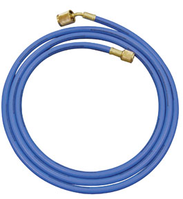 Charging Hose w/ Auto Shut Off Fitting - 96 In - Blue