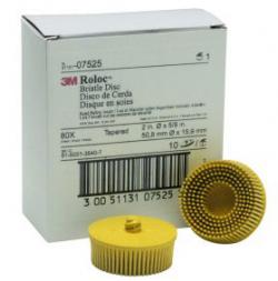 Roloc Bristle Discs - 2 In - 80 Grit - Yellow