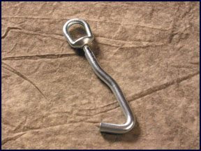 Small Round Nose Sheet Metal Hook