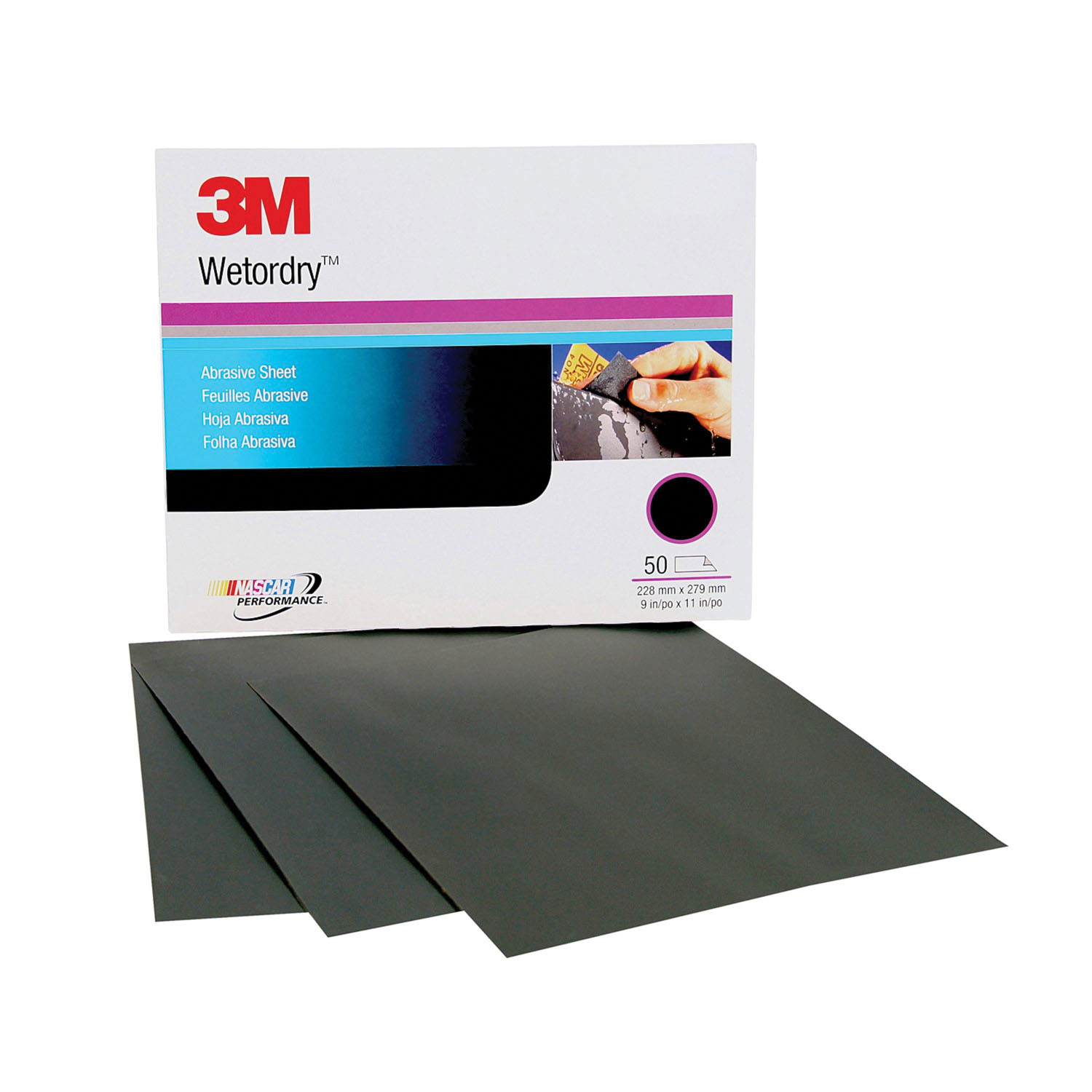 WetordryT Paper Sanding Sheets - 9 In x 11 In - 600 Grade