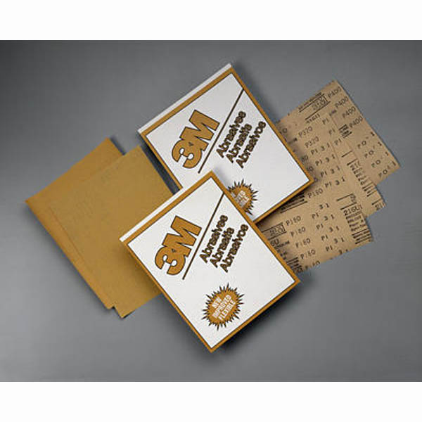 Resinite Fre-Cut Gold Sand Paper Sheets 9 In x 11 In 220 Grade