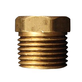 Brass Reducer Bushing 3/8 In Male x 1/4 In Female