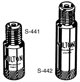 Brass Valve Extension - Effective Length 3/4 In