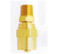 Re-usable Brass Hose Fitting - Male End 1/4 In ID x 1/4 In NPT 5
