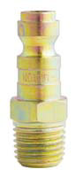 Tru-flate/Parker Style Air Hose Plug Male 1/4 In NPT