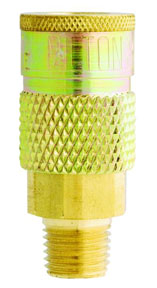 Tru-flate/Parker Style Air Hose Coupler Male 1/4 In NPT